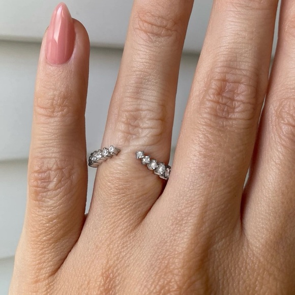 Moon Magic Cascade Band Ring Size 8 - Picture 1 of 9